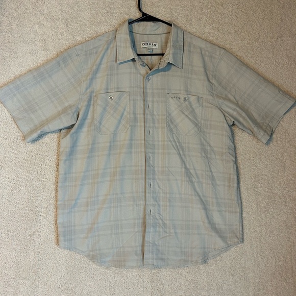 Orvis Other - Orvis beige Casual Button Down Shirt Classic Fit